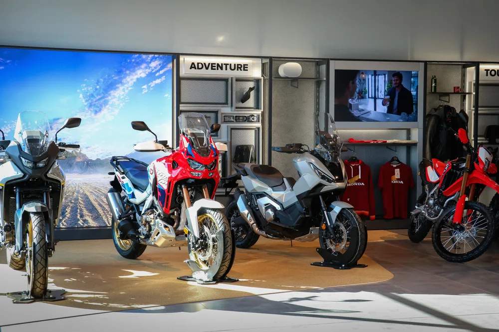 L'espace Adventure du showroom Honda de Labège