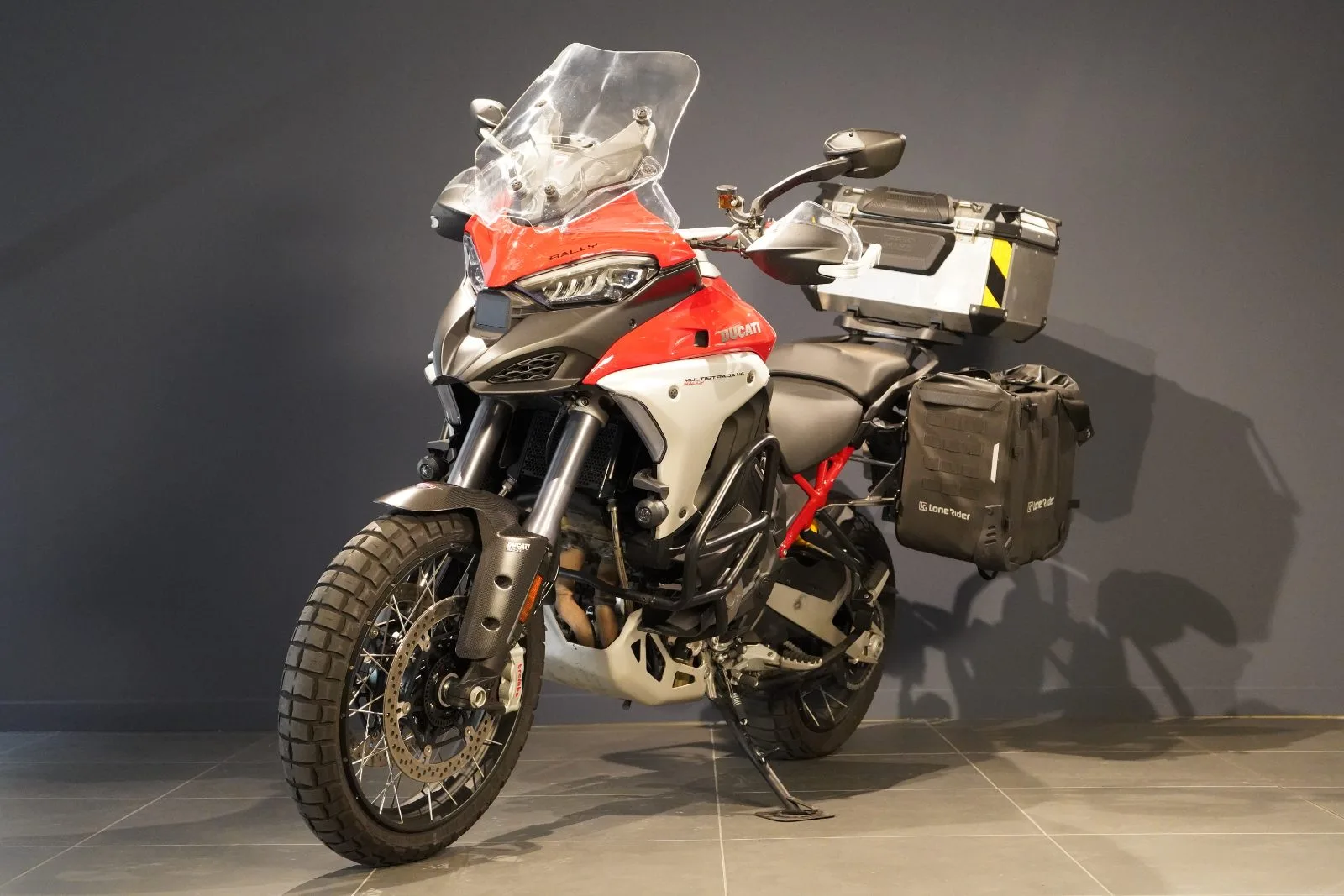 Honda Multistrada V4 Rally Radar Red Spoked Wheels d'occasion